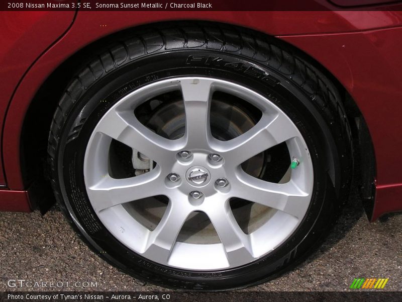 Sonoma Sunset Metallic / Charcoal Black 2008 Nissan Maxima 3.5 SE