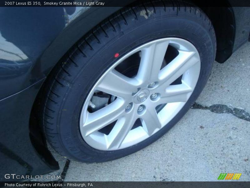 Smokey Granite Mica / Light Gray 2007 Lexus ES 350