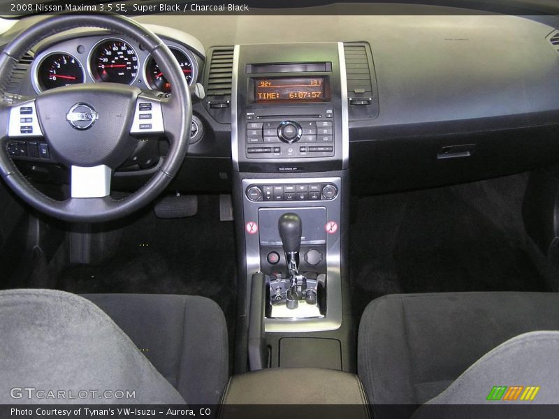 Super Black / Charcoal Black 2008 Nissan Maxima 3.5 SE