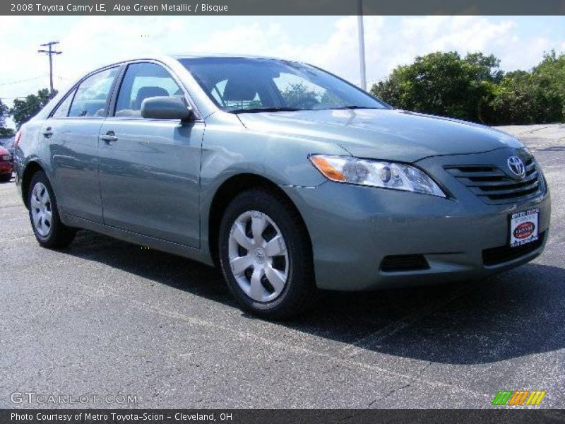 Aloe Green Metallic / Bisque 2008 Toyota Camry LE