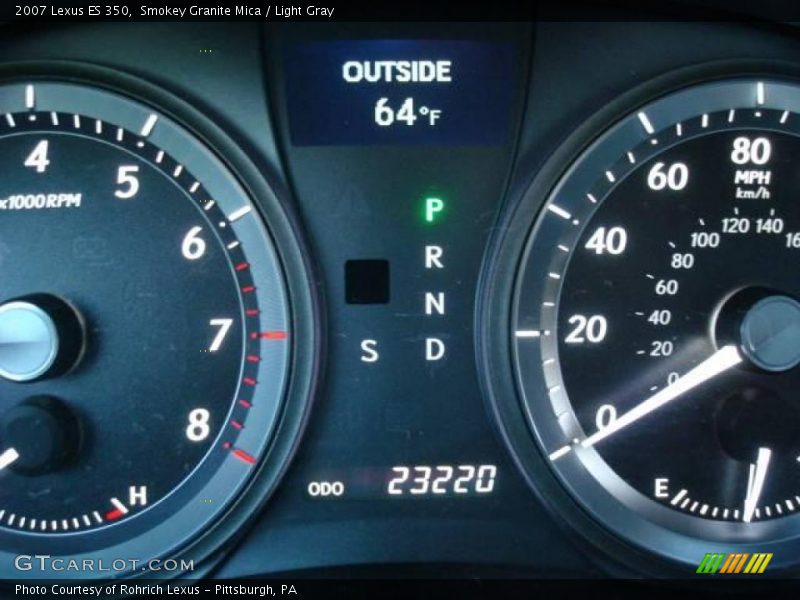 Smokey Granite Mica / Light Gray 2007 Lexus ES 350