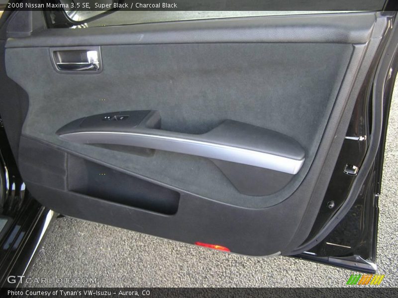 Super Black / Charcoal Black 2008 Nissan Maxima 3.5 SE