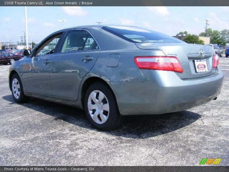 Aloe Green Metallic / Bisque 2008 Toyota Camry LE