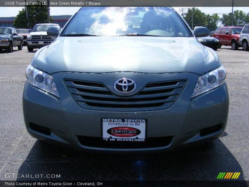 Aloe Green Metallic / Bisque 2008 Toyota Camry LE