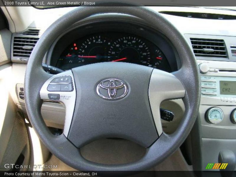 Aloe Green Metallic / Bisque 2008 Toyota Camry LE