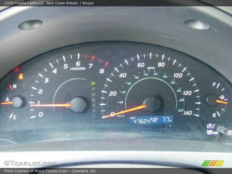 Aloe Green Metallic / Bisque 2008 Toyota Camry LE