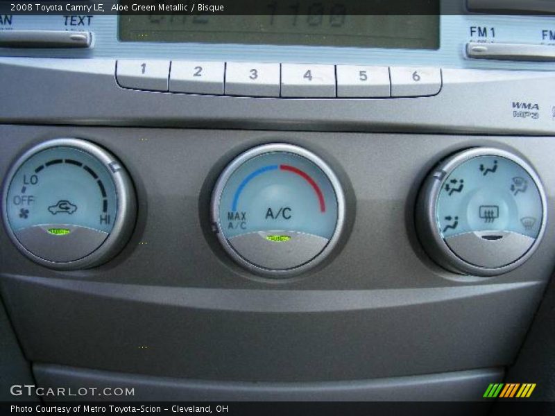 Aloe Green Metallic / Bisque 2008 Toyota Camry LE