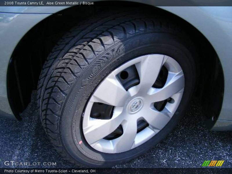 Aloe Green Metallic / Bisque 2008 Toyota Camry LE