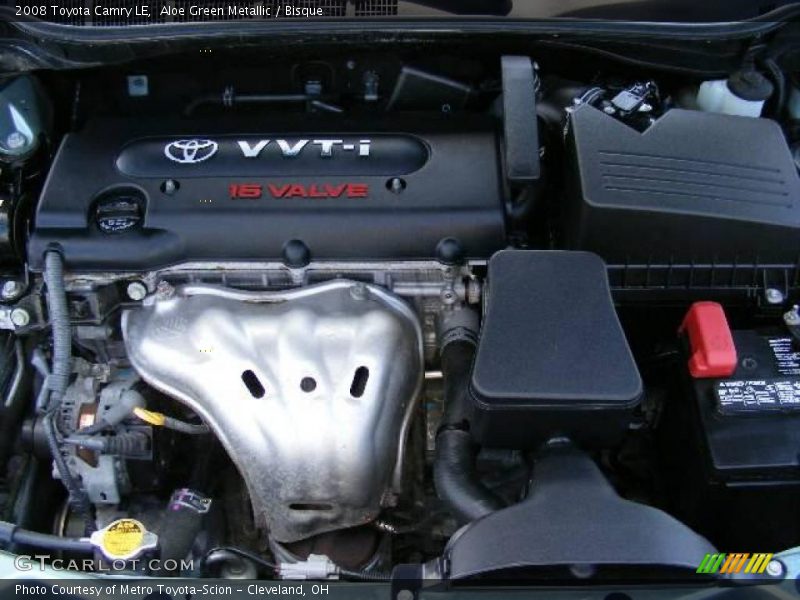 Aloe Green Metallic / Bisque 2008 Toyota Camry LE