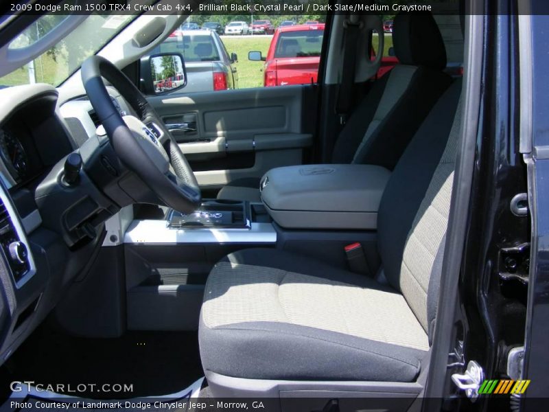 Brilliant Black Crystal Pearl / Dark Slate/Medium Graystone 2009 Dodge Ram 1500 TRX4 Crew Cab 4x4