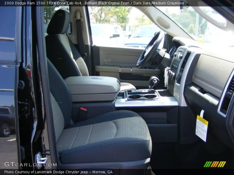 Brilliant Black Crystal Pearl / Dark Slate/Medium Graystone 2009 Dodge Ram 1500 TRX4 Crew Cab 4x4