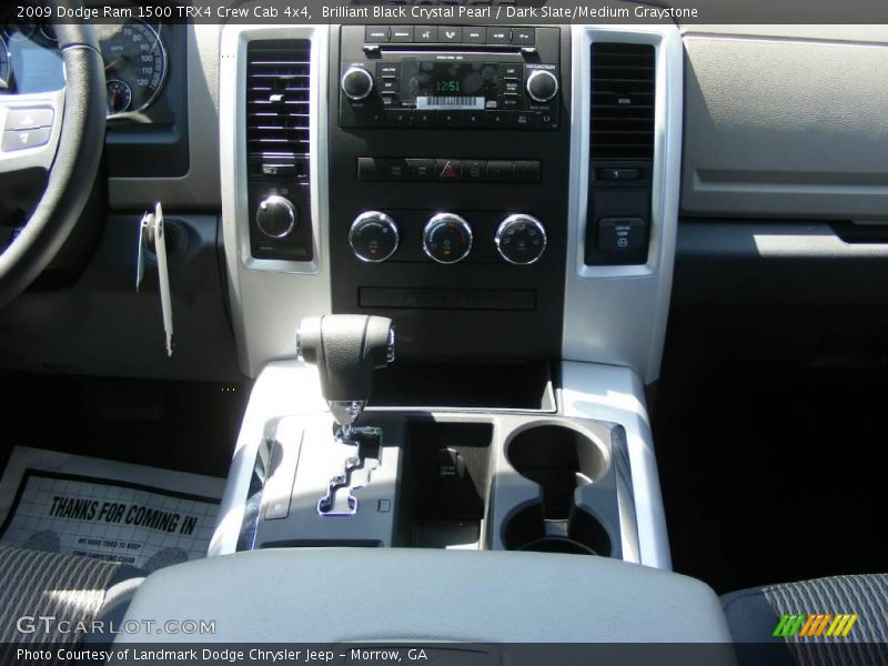 Brilliant Black Crystal Pearl / Dark Slate/Medium Graystone 2009 Dodge Ram 1500 TRX4 Crew Cab 4x4