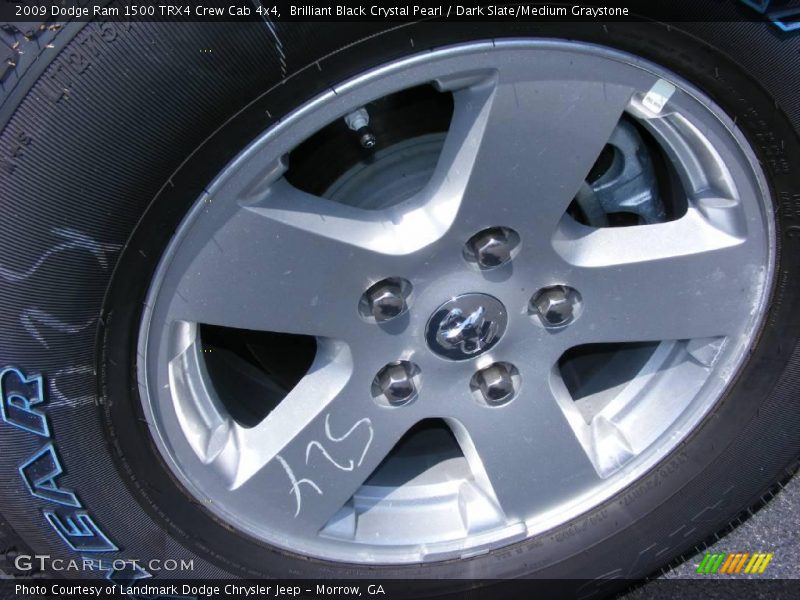 Brilliant Black Crystal Pearl / Dark Slate/Medium Graystone 2009 Dodge Ram 1500 TRX4 Crew Cab 4x4
