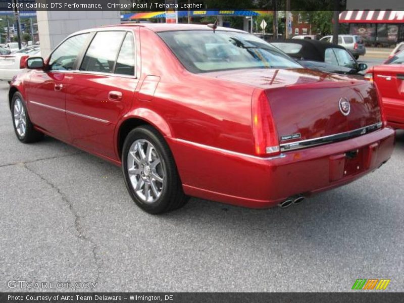 Crimson Pearl / Tehama Leather 2006 Cadillac DTS Performance