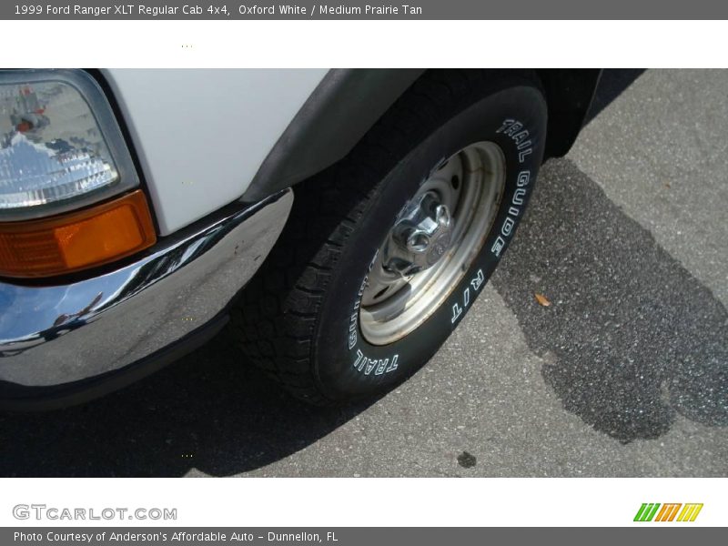 Oxford White / Medium Prairie Tan 1999 Ford Ranger XLT Regular Cab 4x4