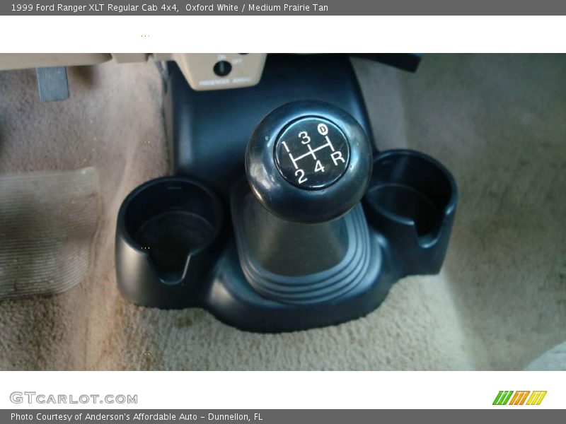 Oxford White / Medium Prairie Tan 1999 Ford Ranger XLT Regular Cab 4x4