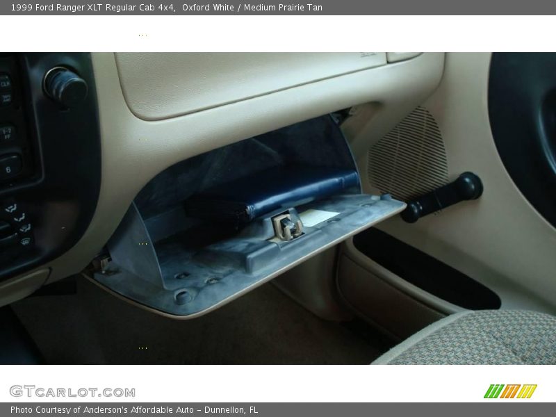 Oxford White / Medium Prairie Tan 1999 Ford Ranger XLT Regular Cab 4x4
