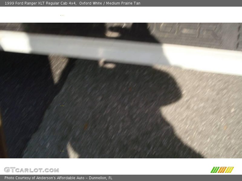 Oxford White / Medium Prairie Tan 1999 Ford Ranger XLT Regular Cab 4x4