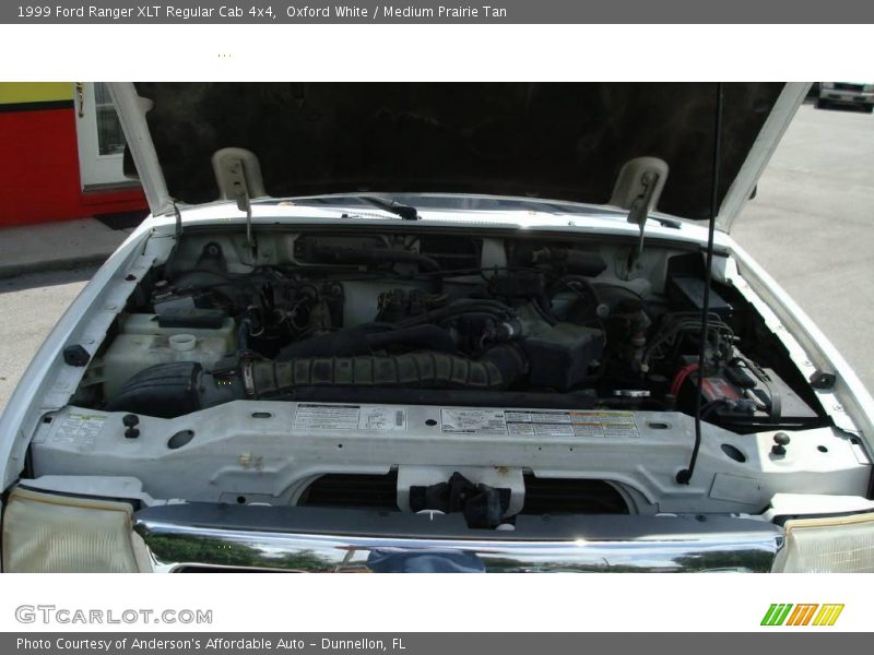 Oxford White / Medium Prairie Tan 1999 Ford Ranger XLT Regular Cab 4x4
