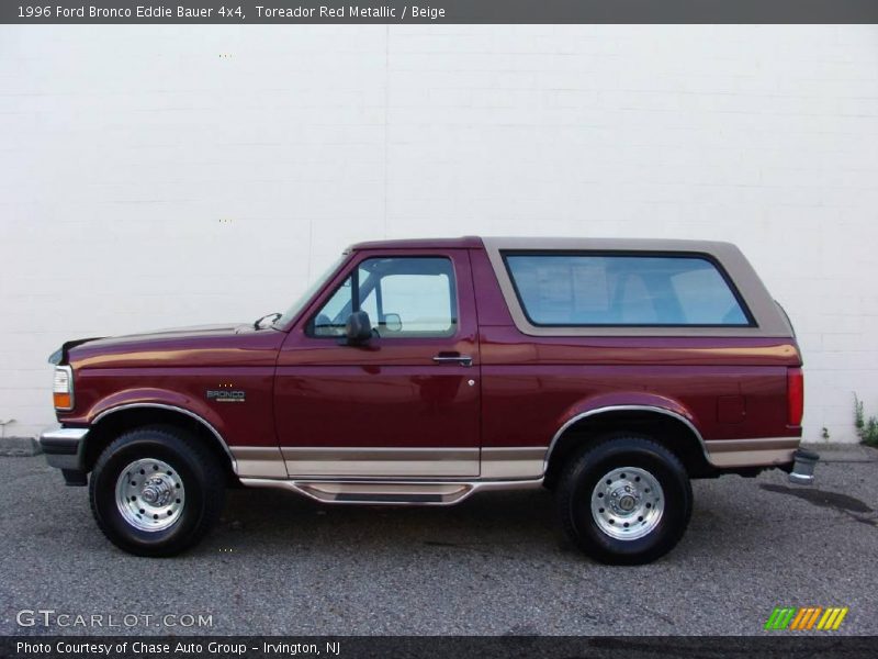 Toreador Red Metallic / Beige 1996 Ford Bronco Eddie Bauer 4x4