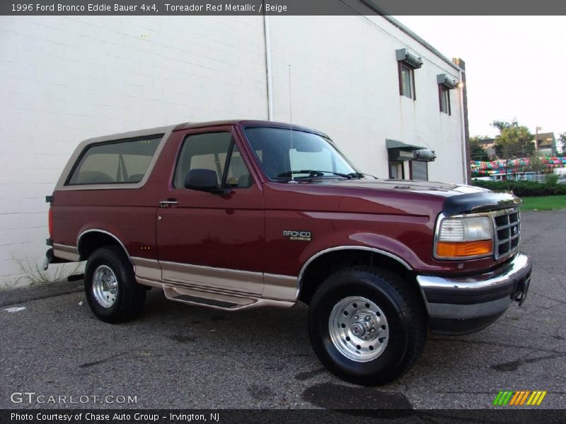 Toreador Red Metallic / Beige 1996 Ford Bronco Eddie Bauer 4x4