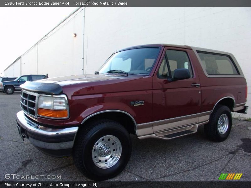 Toreador Red Metallic / Beige 1996 Ford Bronco Eddie Bauer 4x4