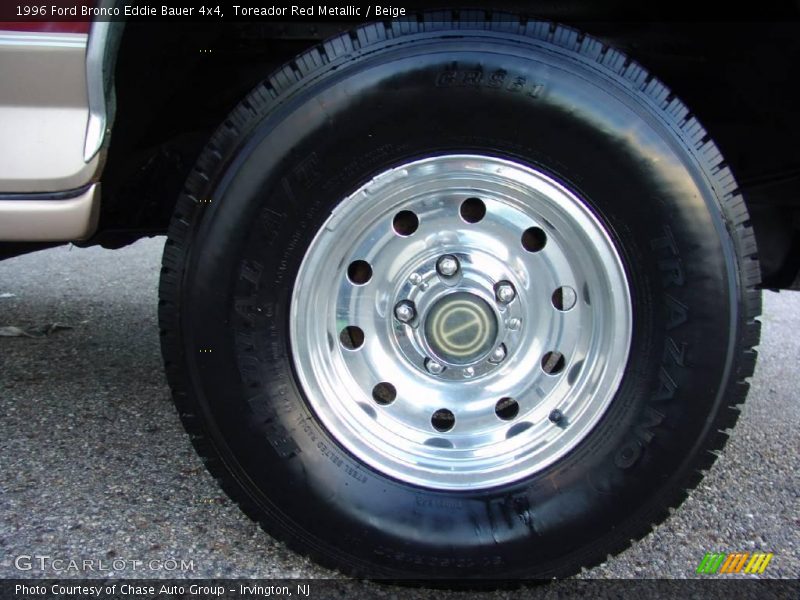 Toreador Red Metallic / Beige 1996 Ford Bronco Eddie Bauer 4x4