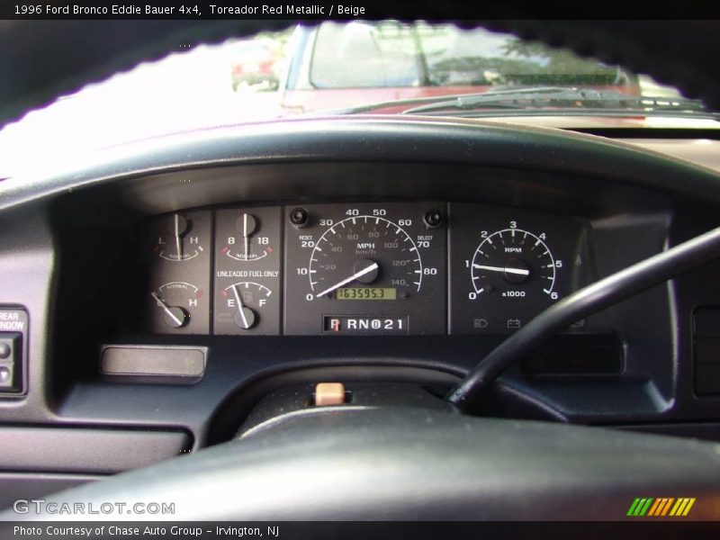 Toreador Red Metallic / Beige 1996 Ford Bronco Eddie Bauer 4x4