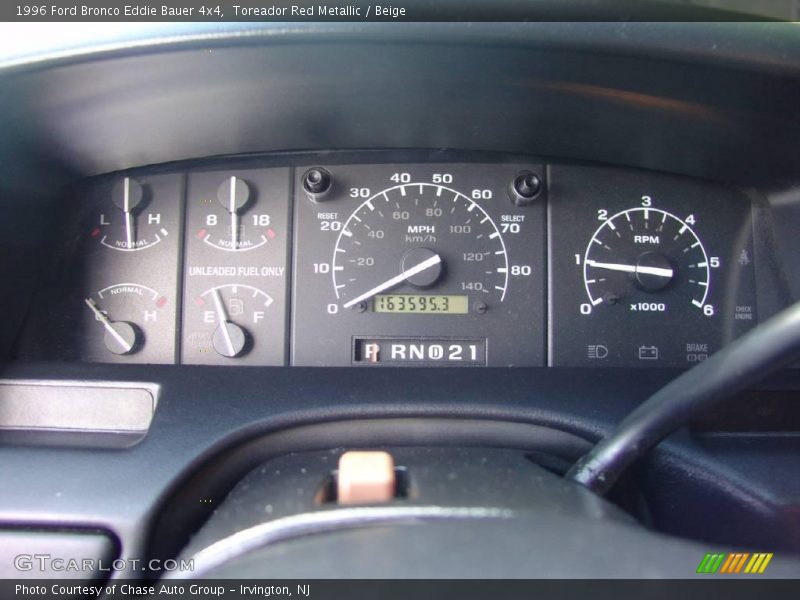 Toreador Red Metallic / Beige 1996 Ford Bronco Eddie Bauer 4x4