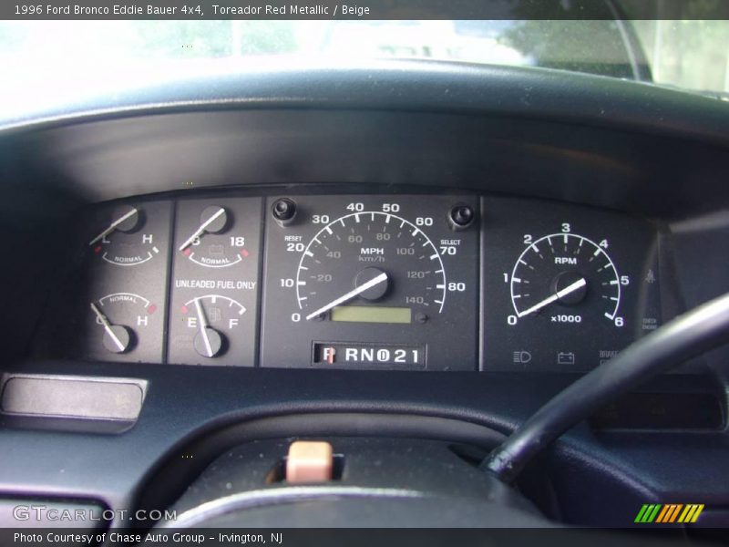 Toreador Red Metallic / Beige 1996 Ford Bronco Eddie Bauer 4x4