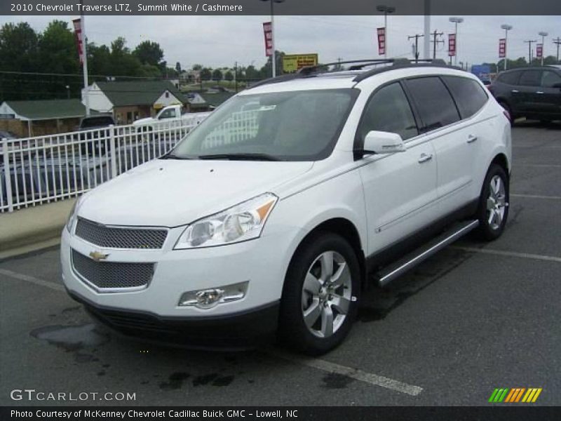 Summit White / Cashmere 2010 Chevrolet Traverse LTZ