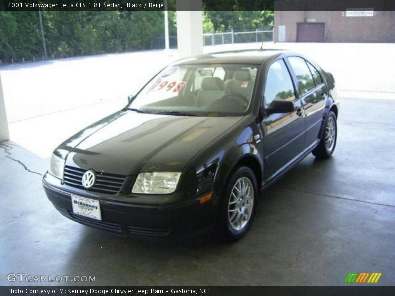 Black / Beige 2001 Volkswagen Jetta GLS 1.8T Sedan