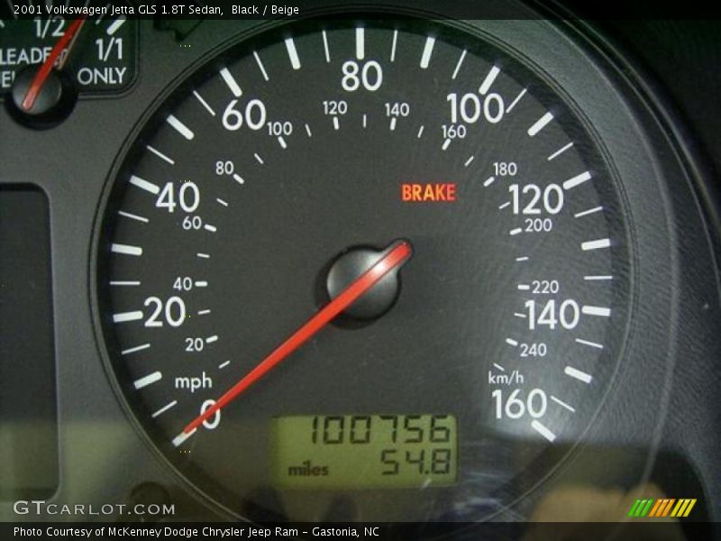 Black / Beige 2001 Volkswagen Jetta GLS 1.8T Sedan