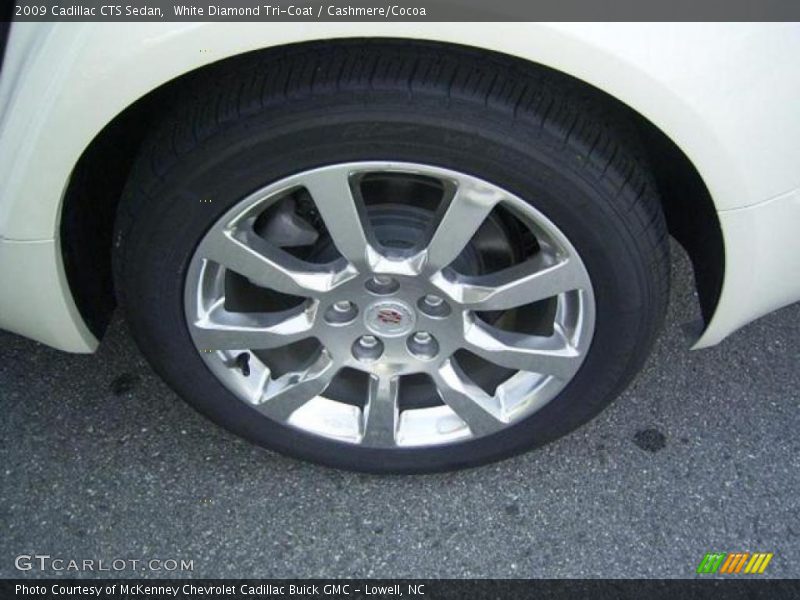 White Diamond Tri-Coat / Cashmere/Cocoa 2009 Cadillac CTS Sedan