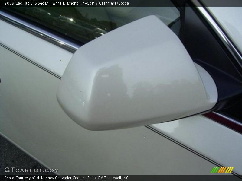 White Diamond Tri-Coat / Cashmere/Cocoa 2009 Cadillac CTS Sedan