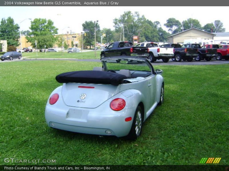 Aquarius Blue / Gray 2004 Volkswagen New Beetle GLS Convertible