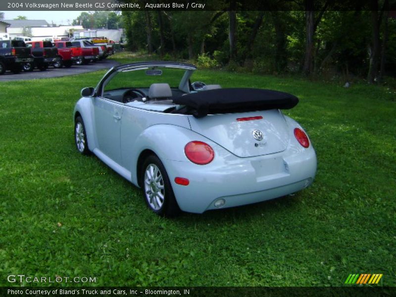 Aquarius Blue / Gray 2004 Volkswagen New Beetle GLS Convertible