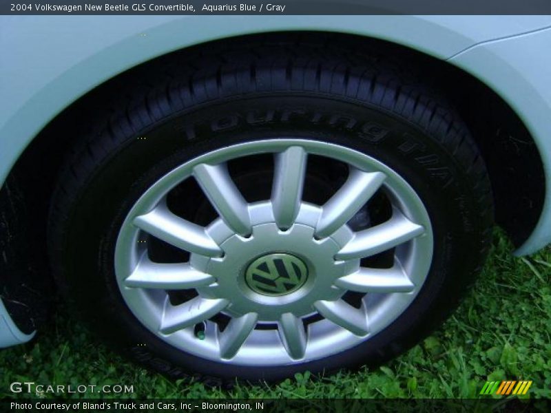 Aquarius Blue / Gray 2004 Volkswagen New Beetle GLS Convertible