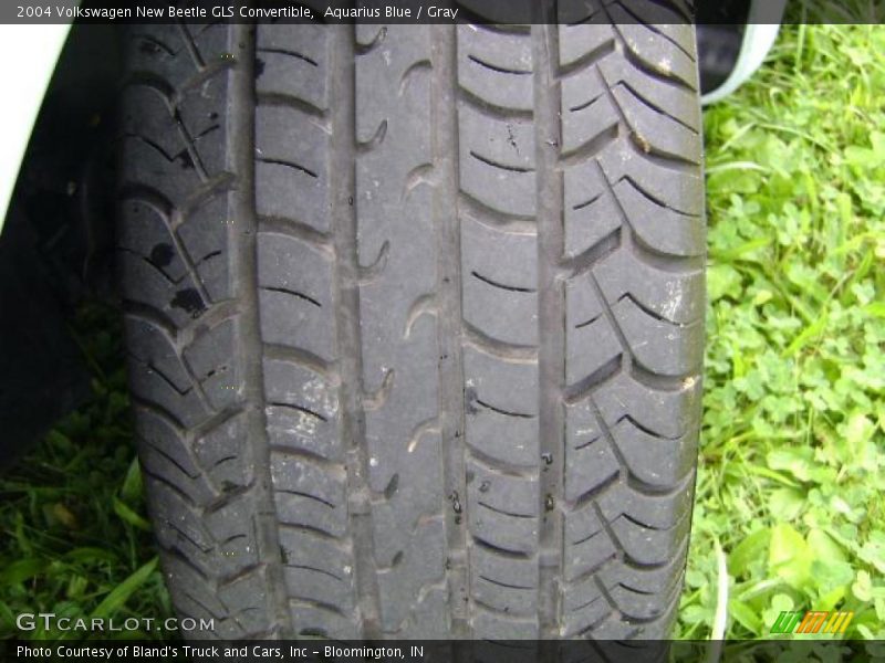Aquarius Blue / Gray 2004 Volkswagen New Beetle GLS Convertible