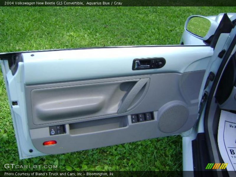 Aquarius Blue / Gray 2004 Volkswagen New Beetle GLS Convertible