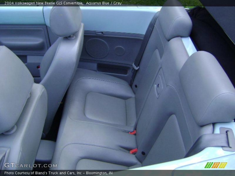 Aquarius Blue / Gray 2004 Volkswagen New Beetle GLS Convertible