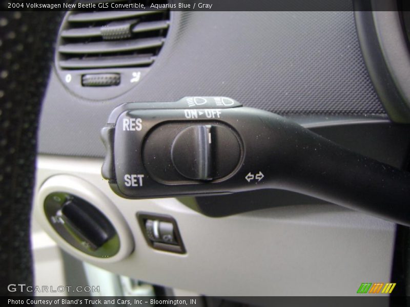 Aquarius Blue / Gray 2004 Volkswagen New Beetle GLS Convertible