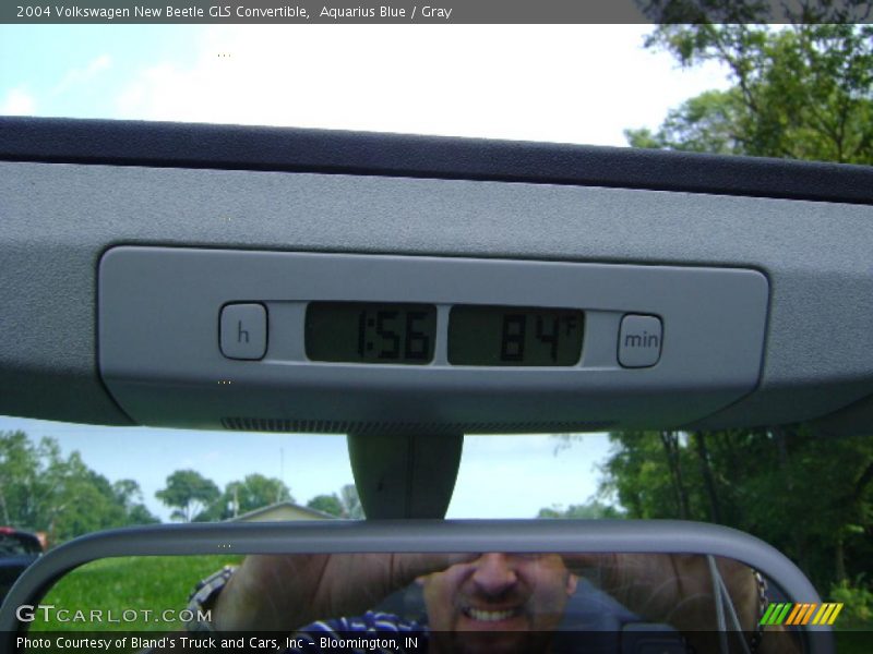 Aquarius Blue / Gray 2004 Volkswagen New Beetle GLS Convertible