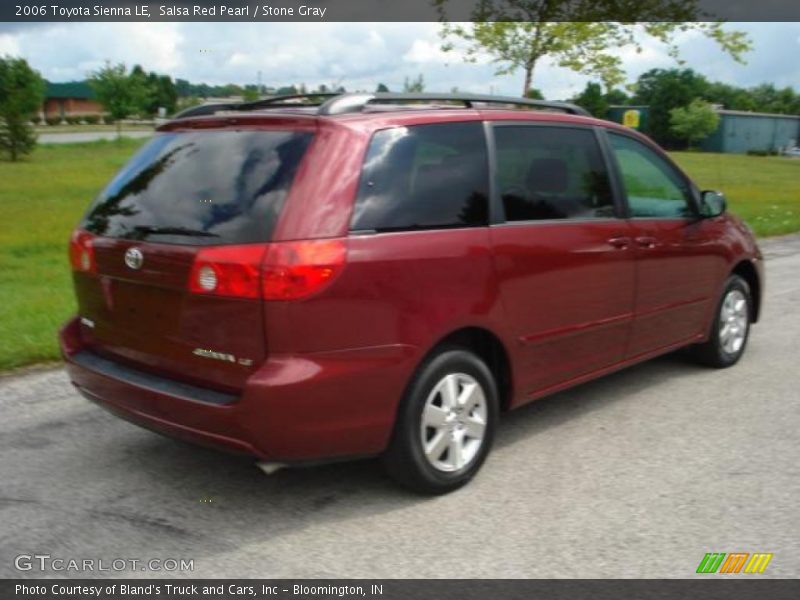 Salsa Red Pearl / Stone Gray 2006 Toyota Sienna LE