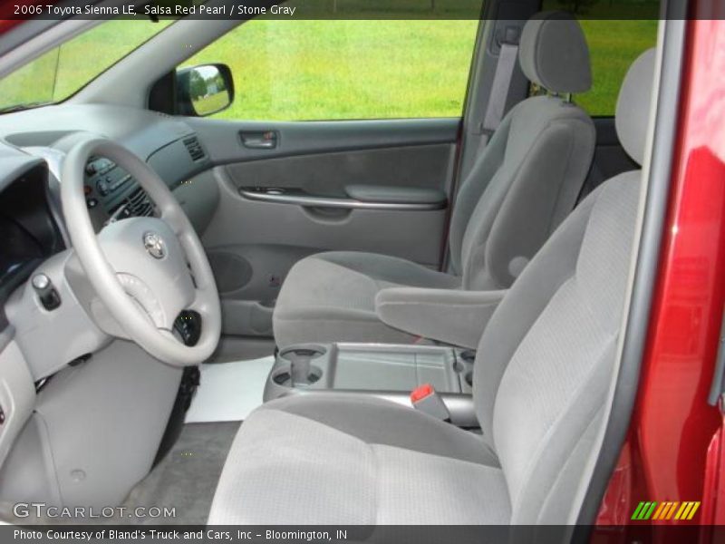Salsa Red Pearl / Stone Gray 2006 Toyota Sienna LE