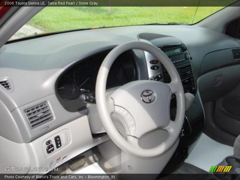 Salsa Red Pearl / Stone Gray 2006 Toyota Sienna LE