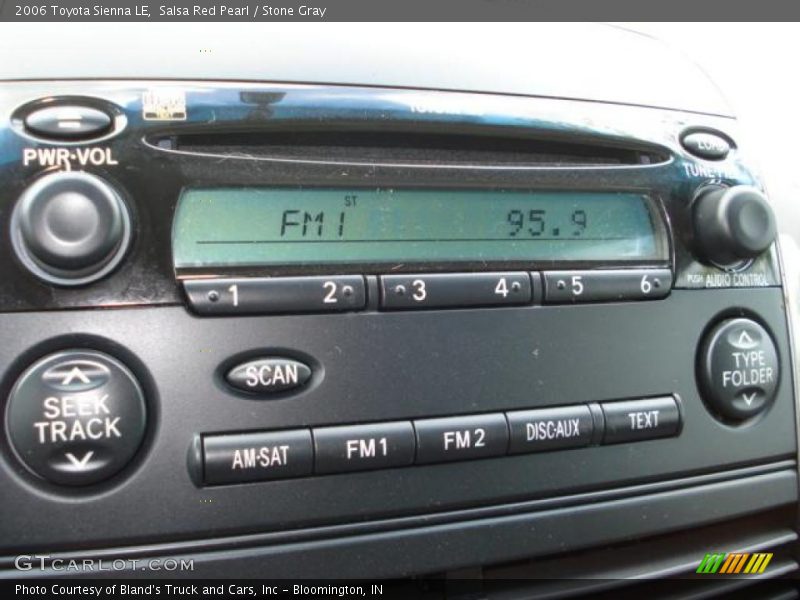 Salsa Red Pearl / Stone Gray 2006 Toyota Sienna LE