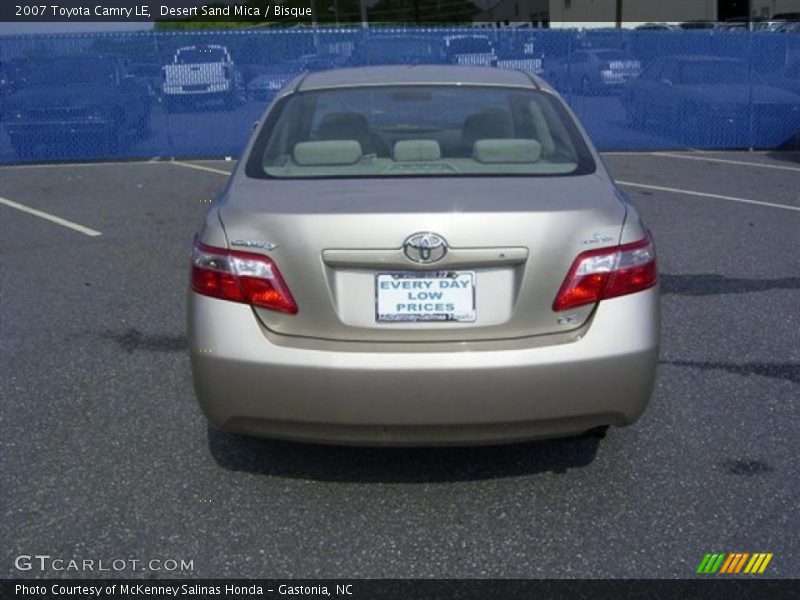 Desert Sand Mica / Bisque 2007 Toyota Camry LE