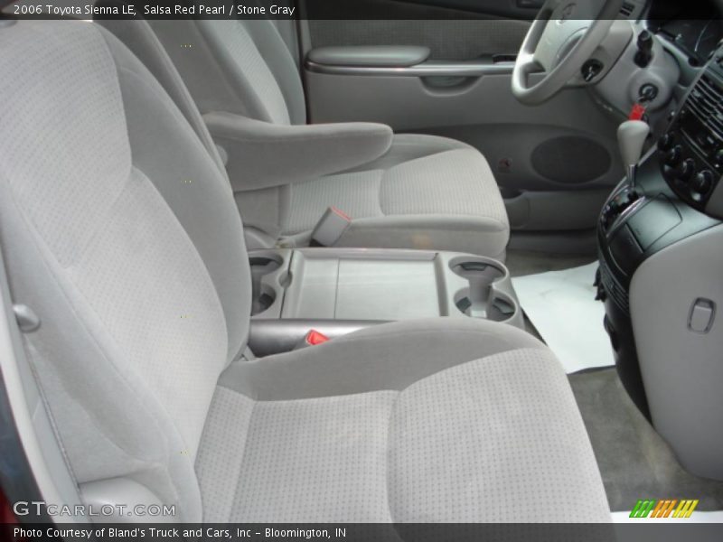 Salsa Red Pearl / Stone Gray 2006 Toyota Sienna LE