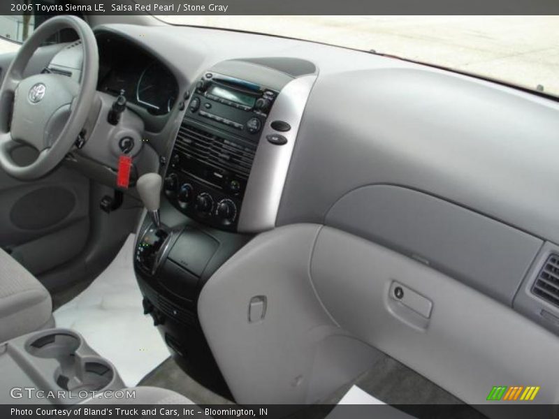 Salsa Red Pearl / Stone Gray 2006 Toyota Sienna LE